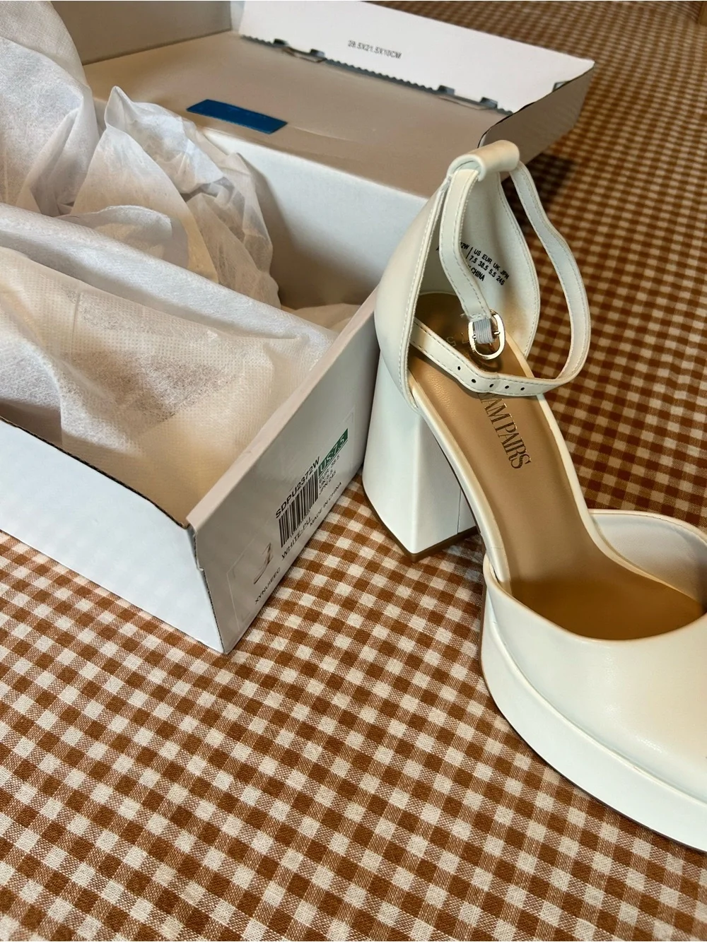 NWT Platform Ankle-Strap Heels